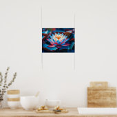 Beautiful Lotus Flower Poster (Keuken)