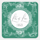 Beautiful Love Green Sticker (Voorkant)