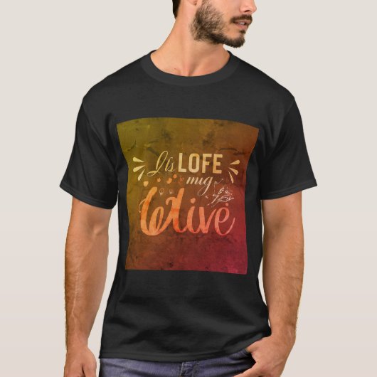 Beautiful Love: Unique Couple Design voor Life's S T-shirt (Voorkant)