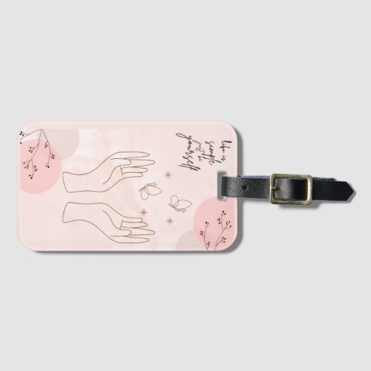 beautiful luggage tag bagagelabel (Voorkant (horizontaal))