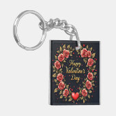 Beautiful Luxury Floral Love Modern Collection Sleutelhanger (Voorkant Links)