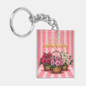 Beautiful Luxury Floral Love Popular Collection Sleutelhanger (Voorkant Links)