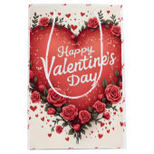 Beautiful Luxury Floral Love Trendy Collection Medium Cadeauzakje (Voorkant)