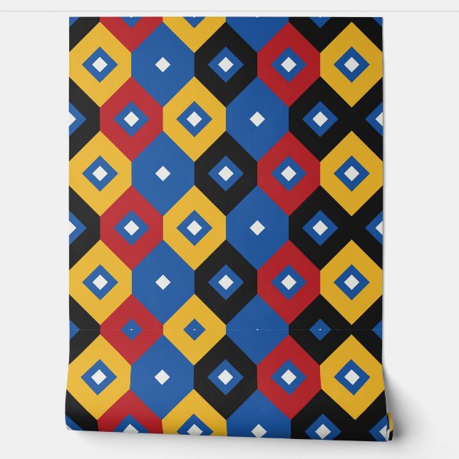 Beautiful Mathematics Geometric Pattern  Behang (Afrollen)