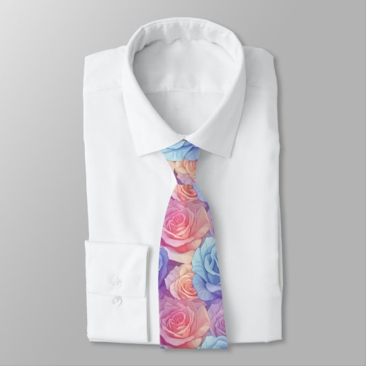 Beautiful Mens Fashion Rose Floral Stropdas (Gebonden)
