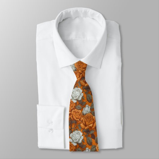 Beautiful Menswear Ties Gardenias Flower Stropdas (Gebonden)