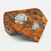 Beautiful Menswear Ties Gardenias Flower Stropdas (Opgerold)