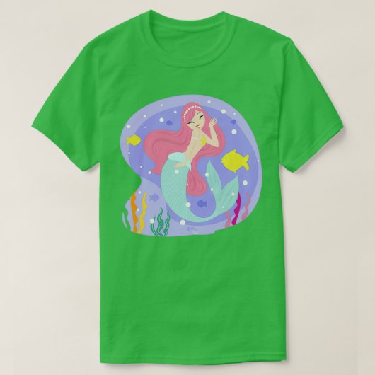 beautiful mermaid 10 t-shirt (Design voorkant)