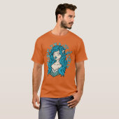 Beautiful Mermaid Fantasy Creature Lover Gift frie T-shirt (Voorkant volledig)