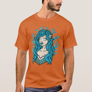 Beautiful Mermaid Fantasy Creature Lover Gift frie T-shirt