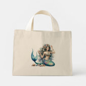 Beautiful Mermaid Large Tote Bag (Achterkant)