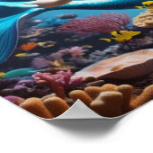 Beautiful Mermaid Twins - Underwater Adventure  Poster (Hoek)