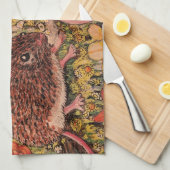  Beautiful mice with flowers Kitchen Towel  Theedoek (Quarter Fold)