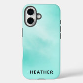 Beautiful Mint Green Personalized  Case-Mate iPhone Case (Achterkant)