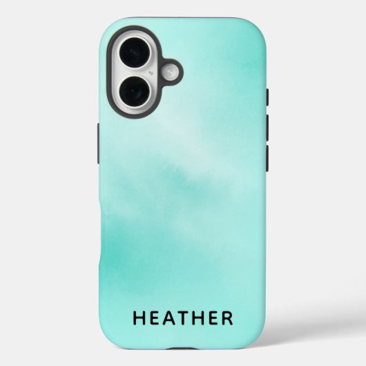 Beautiful Mint Green Personalized Case-Mate iPhone Case (Achterkant)