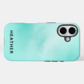 Beautiful Mint Green Personalized Case-Mate iPhone Case (Achterkant (horizontaal))