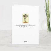 Beautiful Mistletoe by NELLIE BENSON Feestdagen Kaart (Achterkant)