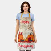 Beautiful Modern Happy Thanksgiving Fall Schort (Gedragen)