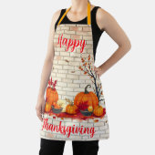 Beautiful Modern Happy Thanksgiving Fall Schort (Insitu)