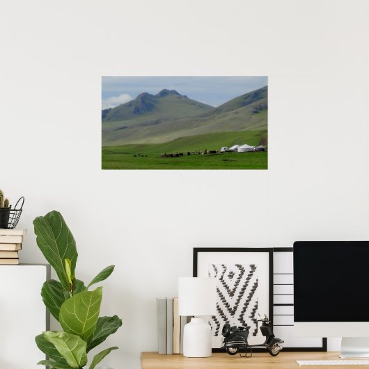 Beautiful Mongolia Poster (Thuiskantoor)