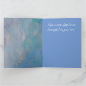 Beautiful Morning Glory Customizable Greeting Card Kaart (Binnen)