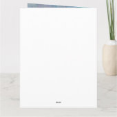 Beautiful Morning Glory Customizable Greeting Card Kaart (Achterkant)