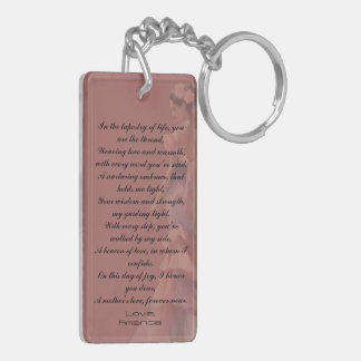 Beautiful Mother’s Day Dusty Pink Dedicated Ode  Sleutelhanger