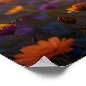 Beautiful Mythic Tiger Goddess with Saturn Rising Poster (Hoek)