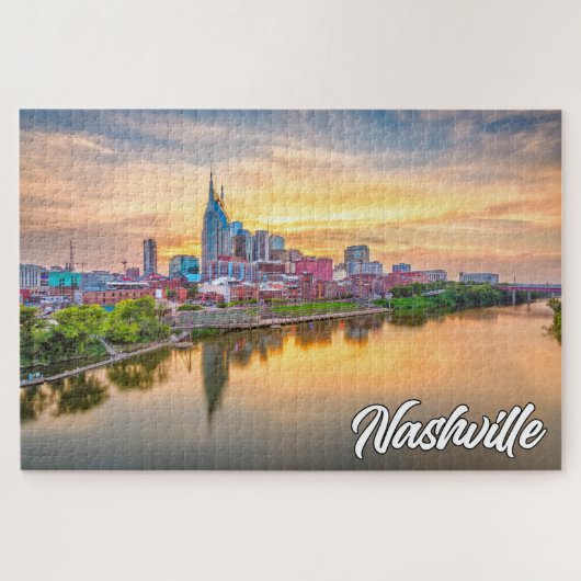 Beautiful Nashville, Tennessee, Verenigde Staten Legpuzzel (Horizontaal)