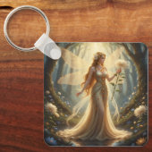 Beautiful November Topaz Fairy Sleutelhanger (Voorkant)