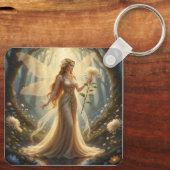 Beautiful November Topaz Fairy Sleutelhanger (Achterkant)