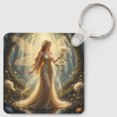 Beautiful November Topaz Fairy Sleutelhanger (Achterkant)