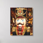 Beautiful Nutcracker Figure Christmas Frame It Canvas Afdruk (Voorkant)