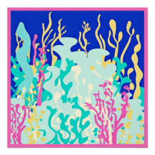 Beautiful Ocean Patterns Design. Buy Now Perfect Poster