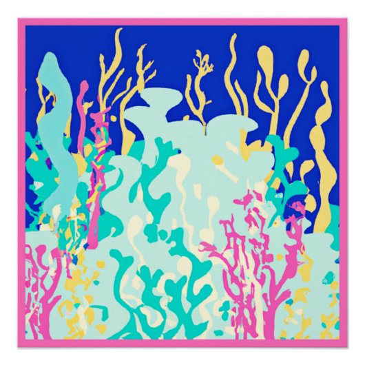 Beautiful Ocean Patterns Design. Buy Now Perfect Poster (Voorkant)