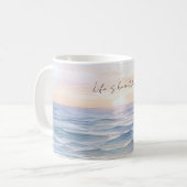 Beautiful Ocean Sunset Koffiemok (Voorkant links)