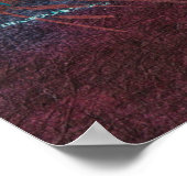 Beautiful ocean sunset. Portrait of young woman as Poster (Hoek)