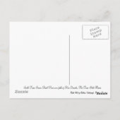 Beautiful Paint Horse in a field of Blue Bonnets Briefkaart (Achterkant)