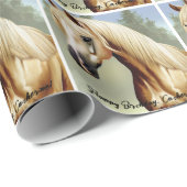 Beautiful Palomino Horse Cadeaupapier (Rol Hoek)