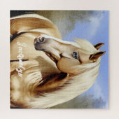 Beautiful Palomino Horse Legpuzzel (Horizontaal)