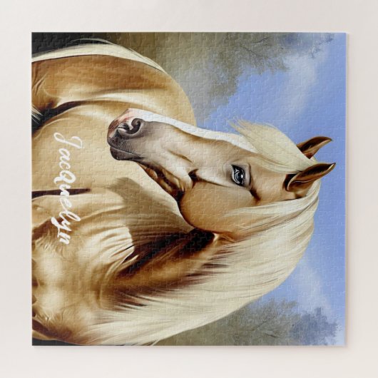 Beautiful Palomino Horse Legpuzzel (Horizontaal)