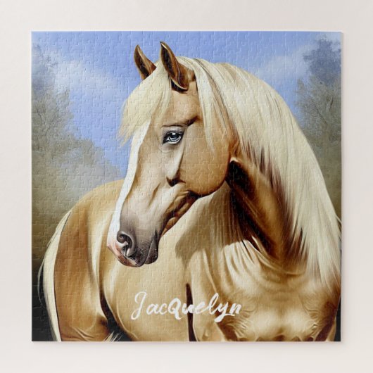 Beautiful Palomino Horse Legpuzzel (Verticaal)