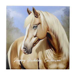 Beautiful Palomino Horse Tegeltje