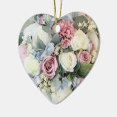 Beautiful Pastel Bouquet   Keramisch Ornament (Links)