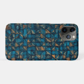 Beautiful Patchwork "Look" in Dark Teal Case-Mate iPhone Case (Achterkant (horizontaal))