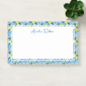 Beautiful Pattern of Vibrant Lemons Personalized Post-it® Notes (Kantoor)