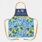 Beautiful Pattern of Vibrant Lemons Personalized Schort (Voorkant)