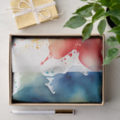 Beautiful peaceful Woman OFDT No3 Tissue paper Tissuepapier (Geschenk)