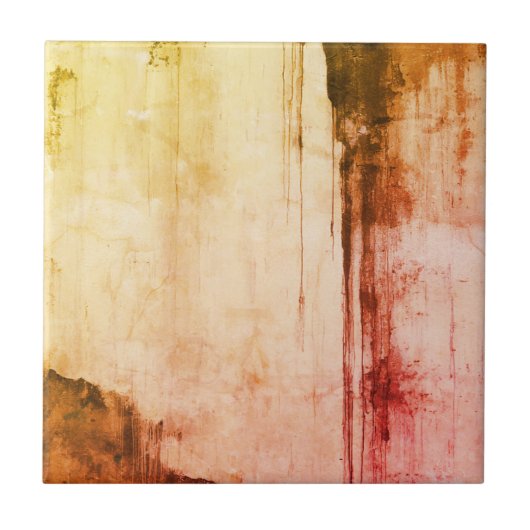 Beautiful peach gold home tiles tegeltje (Voorkant)