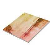 Beautiful peach gold home tiles tegeltje (Zijkant)